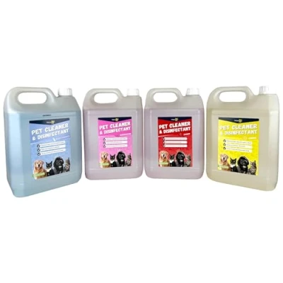 Image of FRESH 365 Pet Kennel Disinfectant And Deodoriser, Mixed Fragrances, 5 Litre, Pack of 4