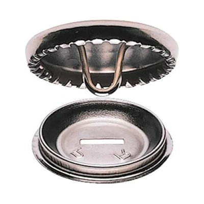 Image of Prym Cover Buttons, Silver/Gold, 11 mm, o. Werkzeug, 100 Stück