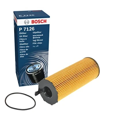 Image of 6H4Q6744AA, 70308198 Oil Filter BOSCH F 026 407 126 with seal Insert LAND ROVER: Range Rover 3, Sport
