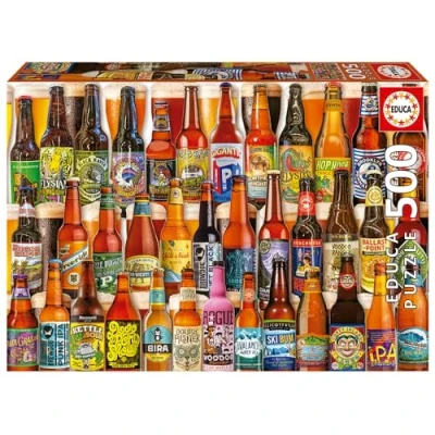Image of Educa 19610 500 Craft Beers, Varied