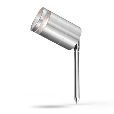 Image of 4lite Marinus Outdoor Spike Light (Stainless Steel) Rust Free IP65 Rated Garden Single Spot 4L2/2003 4Yr Guarantee