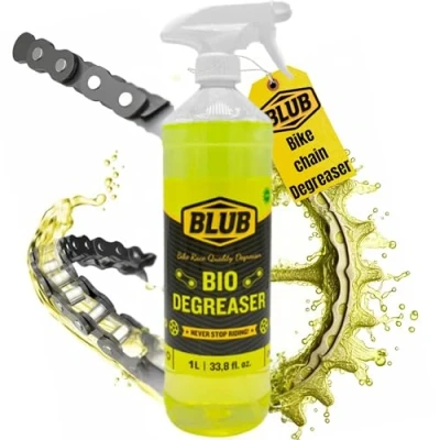 Image of Blub Neutral Bicycle Chain Degreaser 1L, Biodegradable Cleaner, Motorcycle MTB Bio Spray, Bike and Transmission Yellow