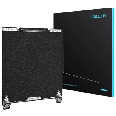 Image of Creality Official K1 Max Build Plate 315x310mm Coated PEI Platform, Flexible Sheet Textured Spring Steel Magnetic Removable Bed for Max/Ender 3 S1 Plus/Ender V3 Plus(No Base)