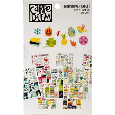 Image of Simple Stories 7983 Planner Essentials Mini Stickers, Multi Colour