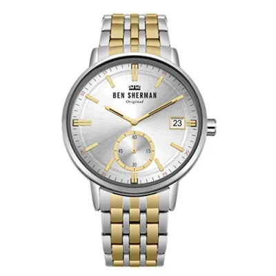 Image of Ben Sherman Mens Analogue Classic Quartz Watch with Stainless Steel Strap WB071GSM