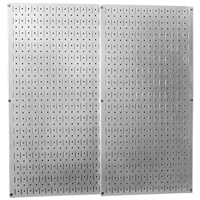 Image of Wall Control 30 P 3232GV Galvanized Steel Pegboard Pack