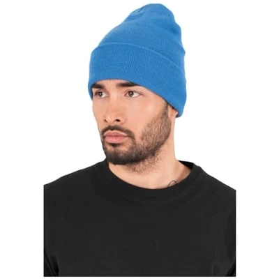 Image of Flexfit Yupoong Heavyweight LONG Beanie, Size: One Size, Cl blue