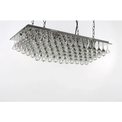 Image of Parma 8 Light Oblong Polished Chrome Ceiling Fitting