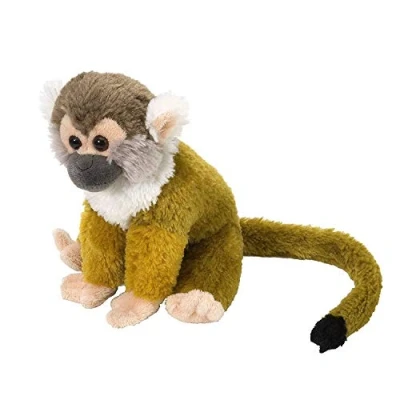 Image of Wild Republic 12303 Squirrel Monkey Plush, Cuddlekins Cuddly Soft Toys, Kids Gifts, 20 cm, Multi