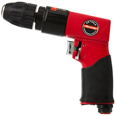 Image of neilsen CT1086 3/8 Inch Keyless Reversible Air Drill Red
