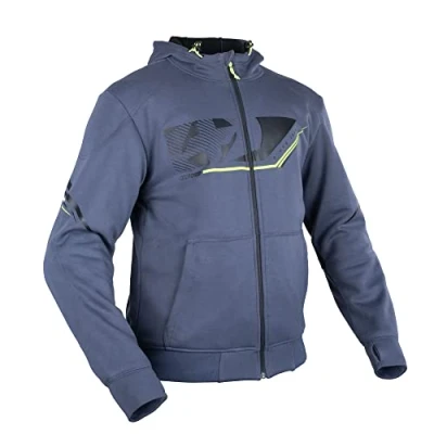 Image of Oxford Men&#039;s Super Hoodie 2.0 Sports Motorcycle Zoodie, Grey, 3XL
