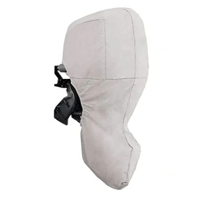 Image of UK Custom Covers OMC771SILVER Full Outboard Motor Cover Silver to Fit Up 7 12HP Engine (Small)