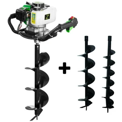 Image of Zipper ELB70 51.7cc Petrol Earth Auger Post Borer 100mm + 150mm 200mm Dia