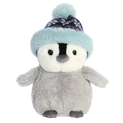 Image of Aurora 99292, Chillin Chick Charly Penguin 10in, Soft Toy, Grey &amp; White, Medium