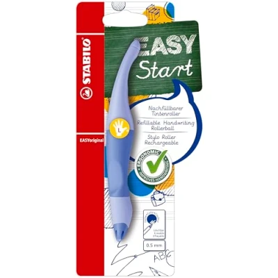 Image of STABILO Ergonomic Rollerball EASYoriginal Pastel Left Handed Pack of 1 Cloudy Blue