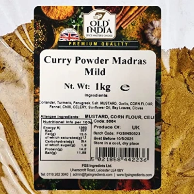 Image of Old India Mild Madras Curry Powder 1 Kg