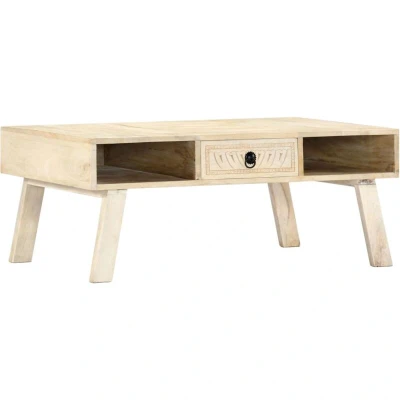 Image of vidaXL Coffee Table 100x60x40 cm Solid Mango Wood
