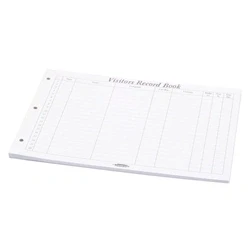 Image of Concord CD14P White 50 Sheet Refill for Visitors Book