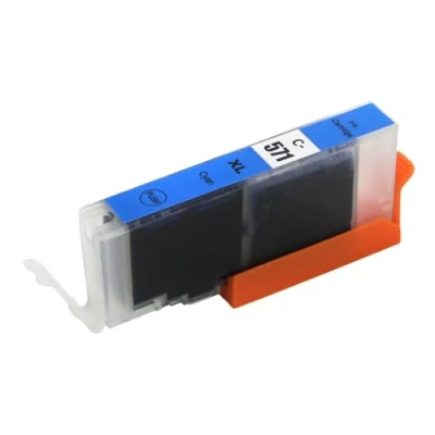 Image of Go Inks 1 Compatible to replace CLI 571C XL Cyan Ink Cartridge for use with Canon PIXMA Printers