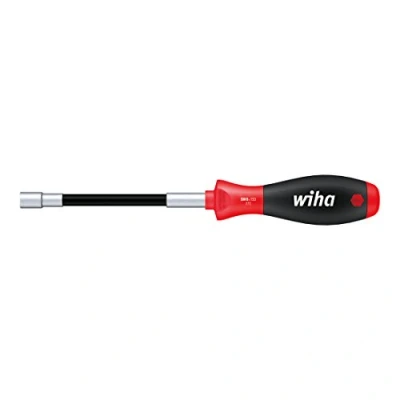 Image of Wiha SoftFinish 341SF Hexagonal Socket Spanner Screwdriver with Flexible Shaft, 372130 0 wattsW, voltsV, 13 mm x 175