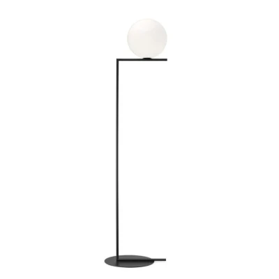Image of Flos IC F2 Floor Lamp Matte Black