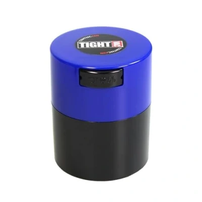 Image of Tightpac America, Inc. Airtight Container, Blue/Black, .29 Liter/9 Fluid Ounce