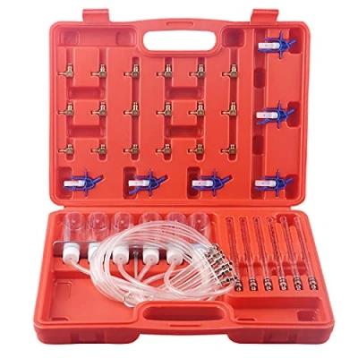 Image of 6 Cylinder Diesel Injector Flow Meter Adaptor Set Common Rail Leak Off Tester