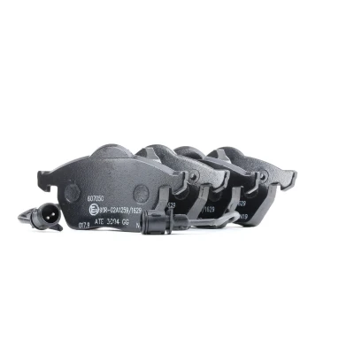 Image of 4A0698151, 4A0698151C Brake pad set ATE 13.0460 7050.2 incl. wear warning contact AUDI: A6 C4 Avant