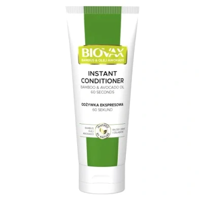 Image of L&#039;biotica Biovax Natural Express Conditioner Avocado &amp; Bamboo BB 60s