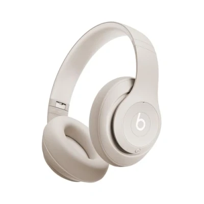 Image of BEATS Studio Pro Wireless Bluetooth Noise Cancelling Headphones Sandstone, Silver/Grey,White