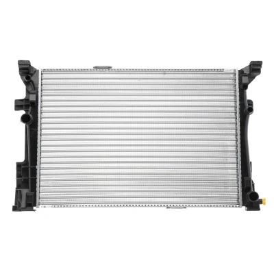 Image of 2465001303, A2465001303 Engine radiator NRF 58470A Aluminium 640mm 438mm 23mm Mechanically jointed cooling fins MERCEDES BENZ: A Class, B Class