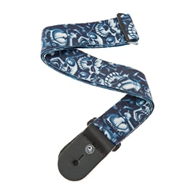 Image of Planet Waves Lethal Threat Guitar Strap Skull Pie