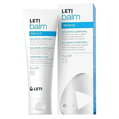 Image of LETI balm Körperbalsam Feuchtigkeitsspendende Körperpflege bei sehr trockener oder rauer Haut, 75 ml Cream