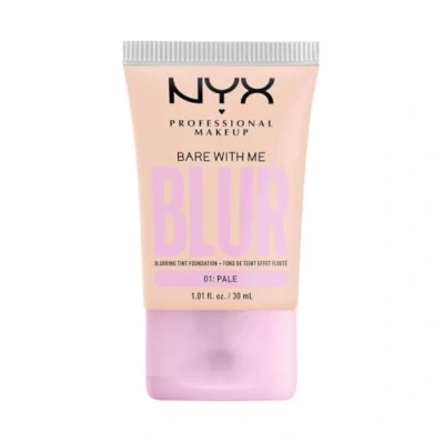 Image of NYX Professional Makeup Blurring Tint Foundation, Medium Coverage, Matte Finish, With Niacinamide, Matcha and Glycerin, 12 Hours Hydrating, Bare Me Blur, 30 ml, Shade: Pale