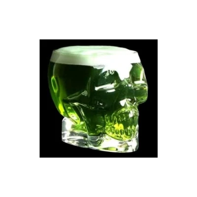 Image of Artis Tiki Skull Glass 24.75oz / 700ml 70cl Novelty Cocktail Glass, Death Hawaiian