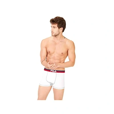 Image of Fila FU5020, Men Boxer, White, XL