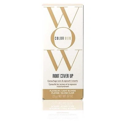 Image of COLOR WOW Root Cover Up, Platinum Instantly Greys + Touch Up Highlights, Create Thicker Looking Hairlines, Water Resistant, Sweat Resistant No Mess Multi Award Winning