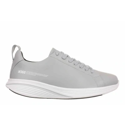 Image of MBT M360 E1 Women&#039;s Trainers. Modern Style. Anatomical and Comfortable Walking Physiological Footwear for Comfort Stability with Rocker Sole. Colour: Grey