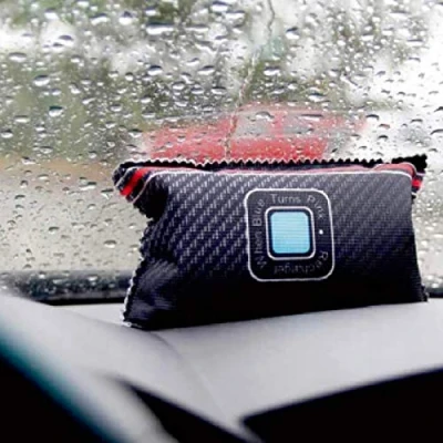 Image of Netagon Portable Reusable Dehumidifier Bag Silica Gel Moisture Damp Absorber Condensation Eliminator for Car, Home &amp; Caravan (350g)