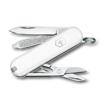 Image of Victorinox, Classic SD, Swiss Army Pocket Knife, small, Multi Tool, Camping, 7 Functions, Blade, Nail file, Screwdriver 2.5 mm