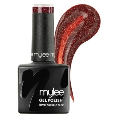 Image of Mylee Reflective Gel Nail Polish 10ml [All That Jazz] UV/LED Soak Off Art Manicure Pedicure for Professional, Salon &amp; Home Use [Spotlight Range] Long Lasting Easy to Apply