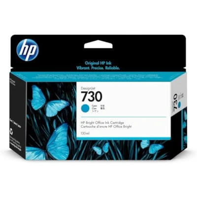 Image of HP 730 130 ml Cyan DesignJet Ink Cartridge
