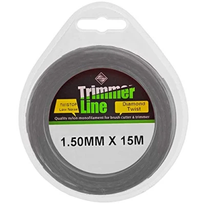 Image of SPARES2GO 1.5mm Low Noise Strimmer Line Spool Refil for Black &amp; Decker GL210 GL330 GL420 GL520 GL550 Strimmers (Extra Long 15m)