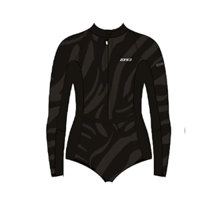 Image of ZONE3 Women&#039;s Yulex Long Sleeve Suit One Piece Swimsuit Made of Natural Rubber Sustianble Swimwear