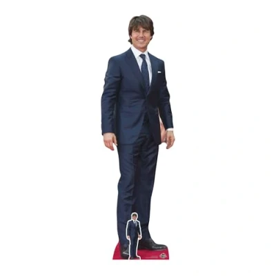 Image of Star Cutouts Ltd CS637 Tom Cruise Life Size Cardboard Cut Out, Multi Colour, 170 x 51 cm
