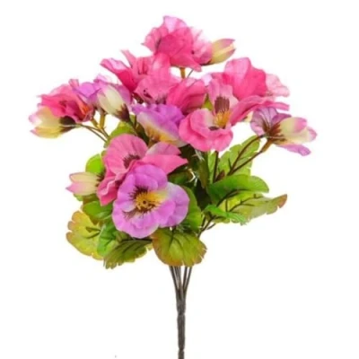 Image of CB Imports Artificial Pansy Bush 26 cm Pink