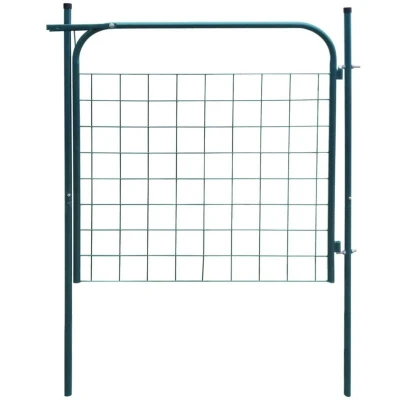 Image of vidaXL Garden Fence Gate 100x100 cm Green
