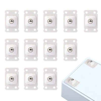 Image of 12 Pack Appliance Slider, Self Adhesive Castor Wheels, Universal Pulley Castors, 360 Degree Swivel Wheels for Moving Coffee Maker, Small Furniture, Storage Boxes