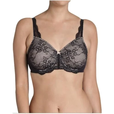 Image of Triumph Womens Contouring Sensation Minimizer Bra Black Polyamide Size 32C
