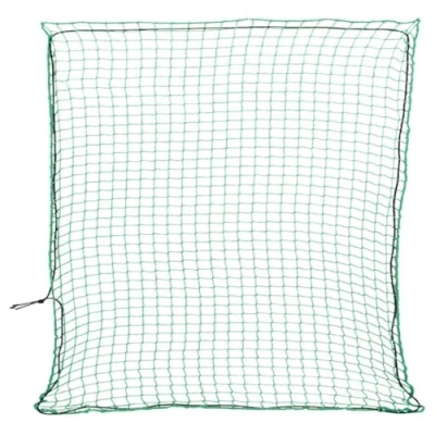 Image of vidaXL Trailer Net with Elastic Rope Green 4x4 m PP